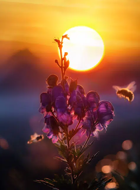 an image of bees in sunshine represents how advertising works